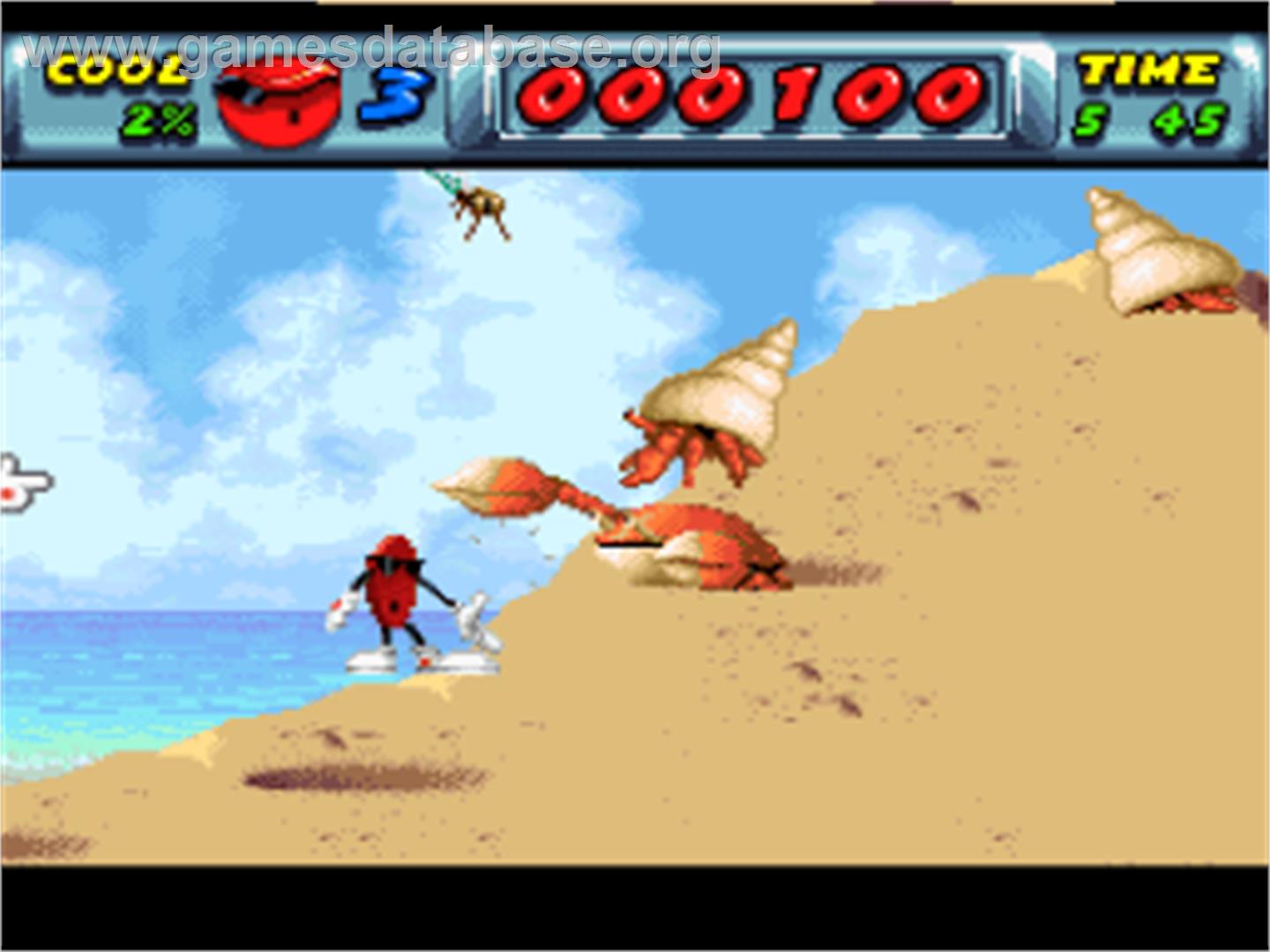 Cool Spot - Nintendo SNES - Artwork - In Game