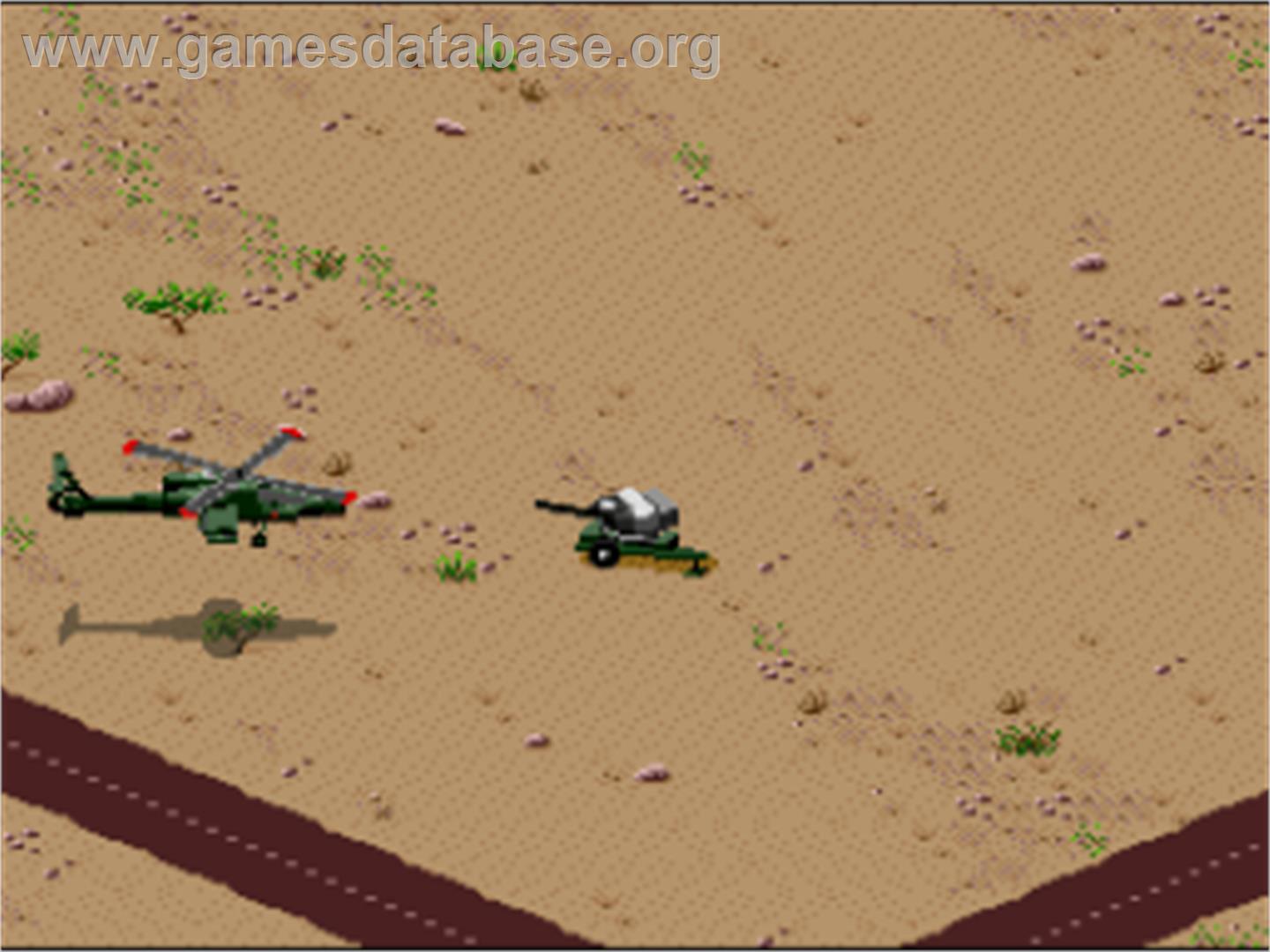 Desert Strike - Return To The Gulf - Nintendo SNES - Artwork - In Game