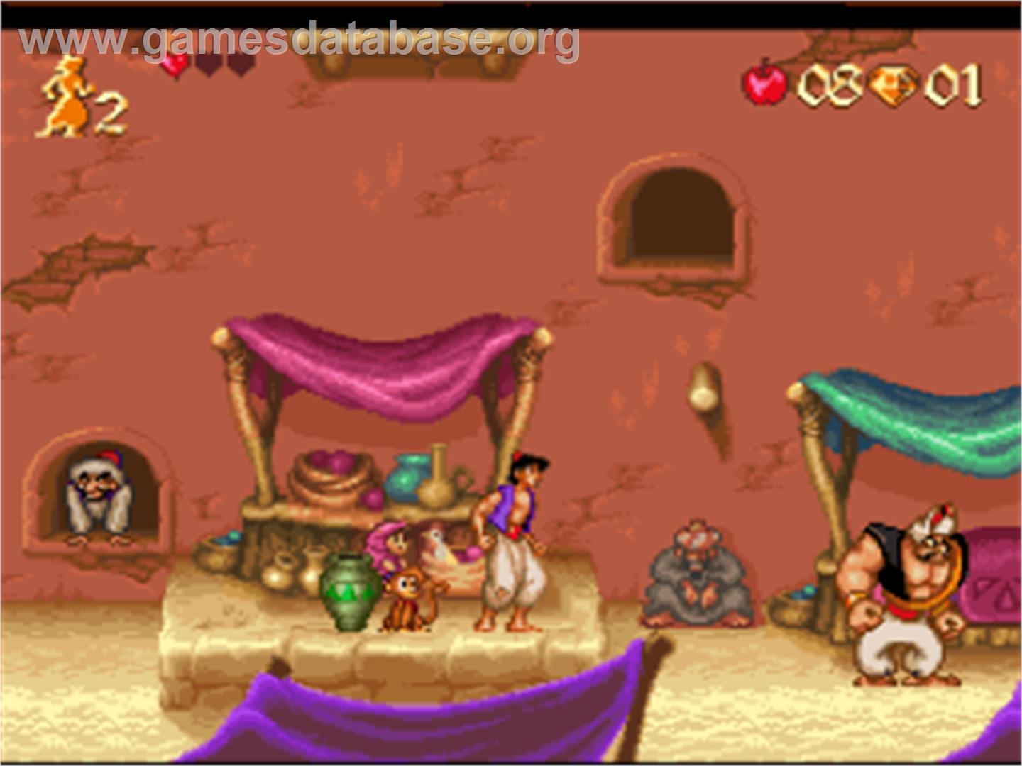 Disney's Aladdin - Nintendo SNES - Artwork - In Game