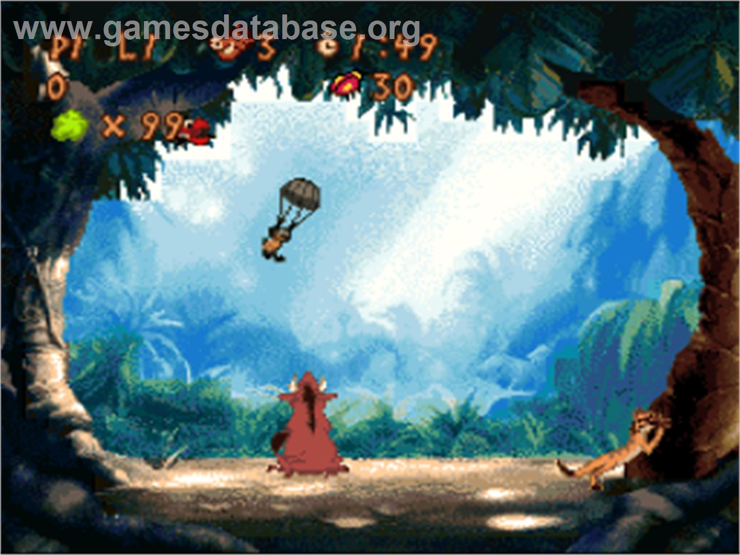 Disney's Timon & Pumbaa's Jungle Games - Nintendo SNES - Artwork - In Game