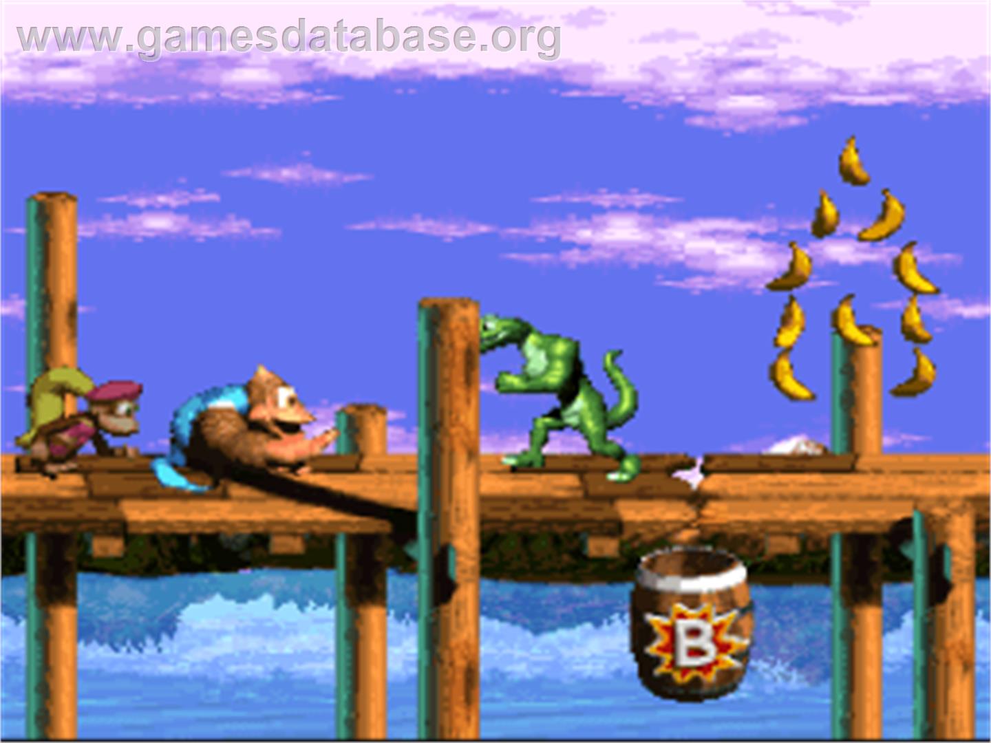 Donkey Kong Country 3 - Dixie Kong's Double Trouble - Nintendo SNES - Artwork - In Game