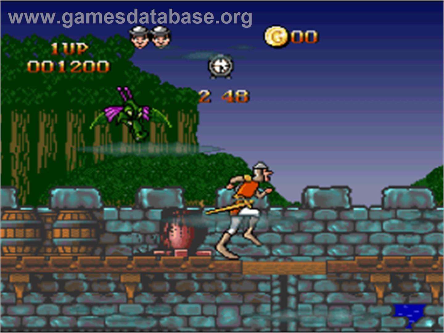 Dragon's Lair - Nintendo SNES - Artwork - In Game