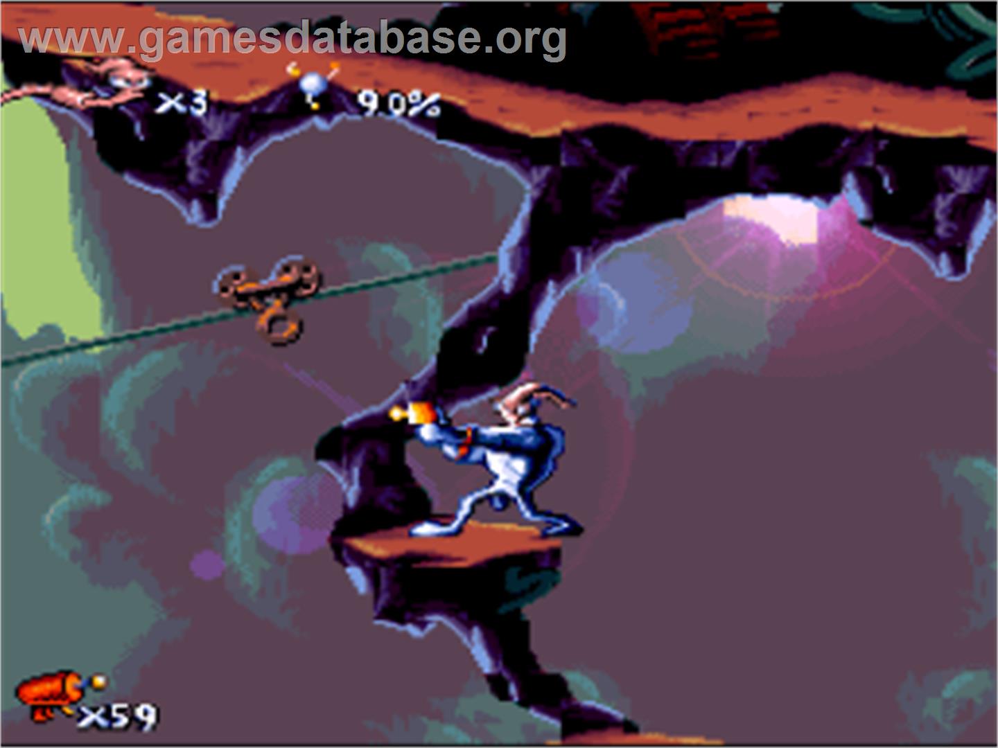 Earthworm Jim - Nintendo SNES - Artwork - In Game