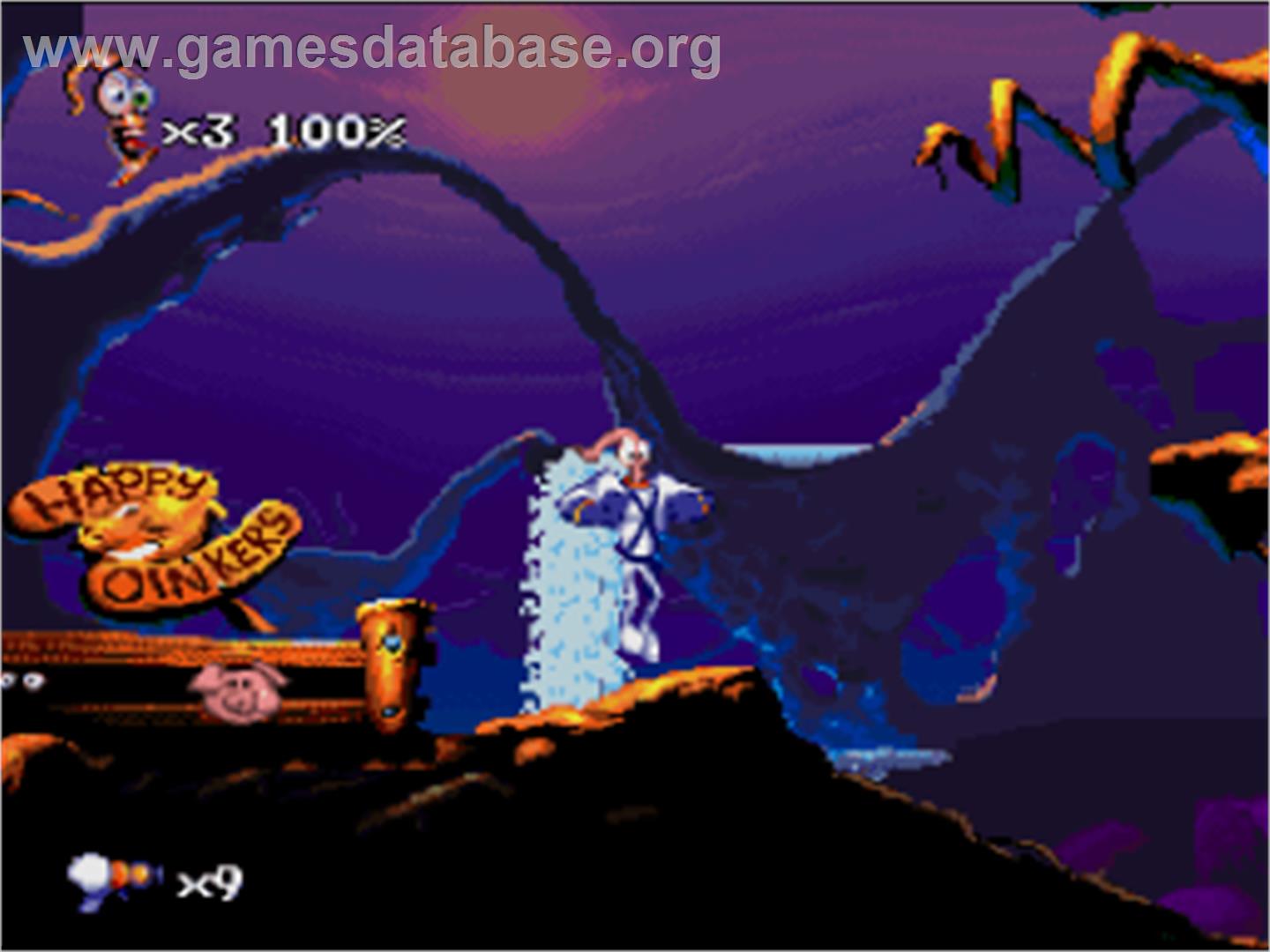 Earthworm Jim 2 - Nintendo SNES - Artwork - In Game