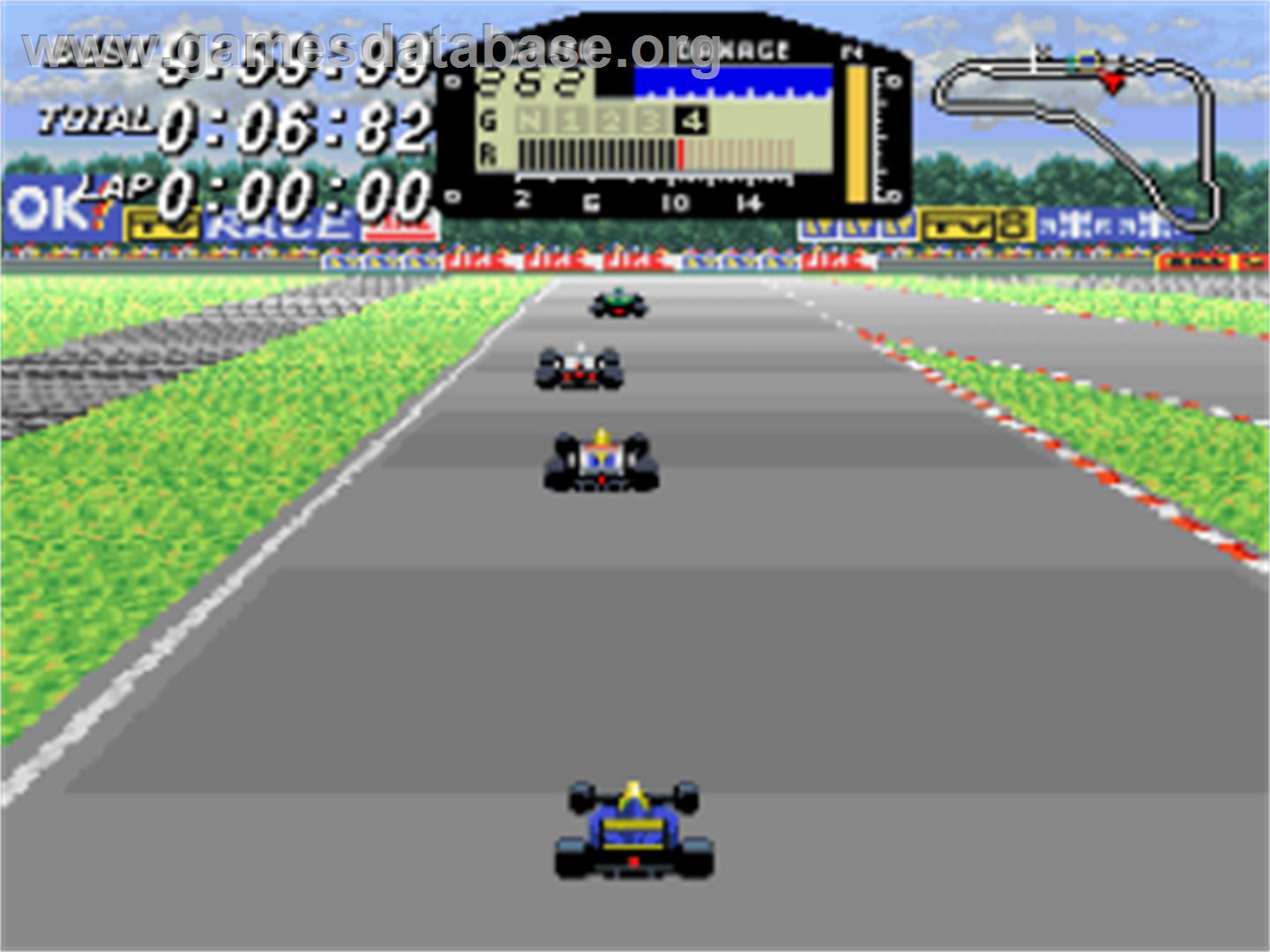 F1ROC: Race of Champions - Nintendo SNES - Artwork - In Game