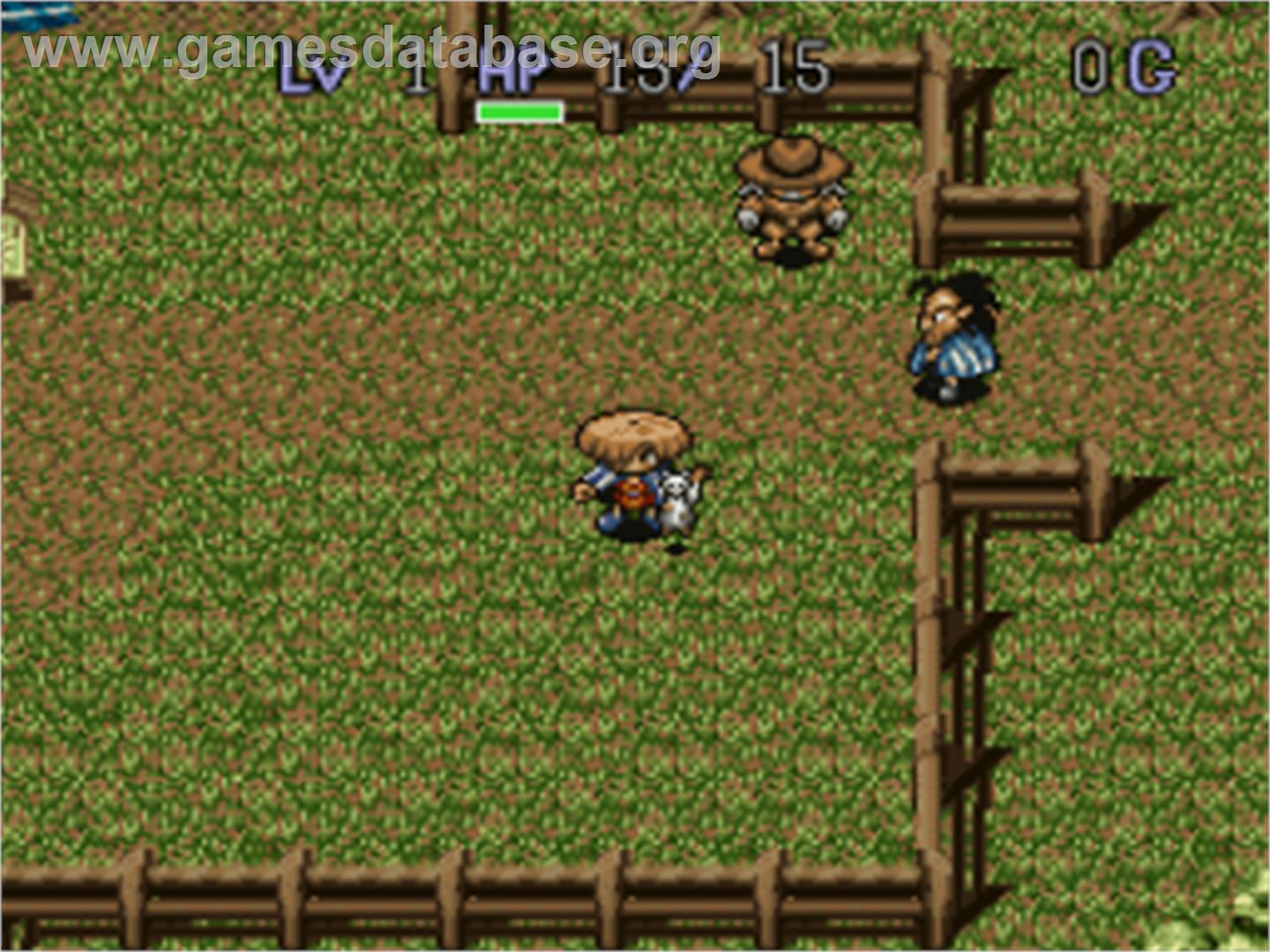 Fushigi No Dungeon 2 - Fuurai No Shiren - Nintendo SNES - Artwork - In Game