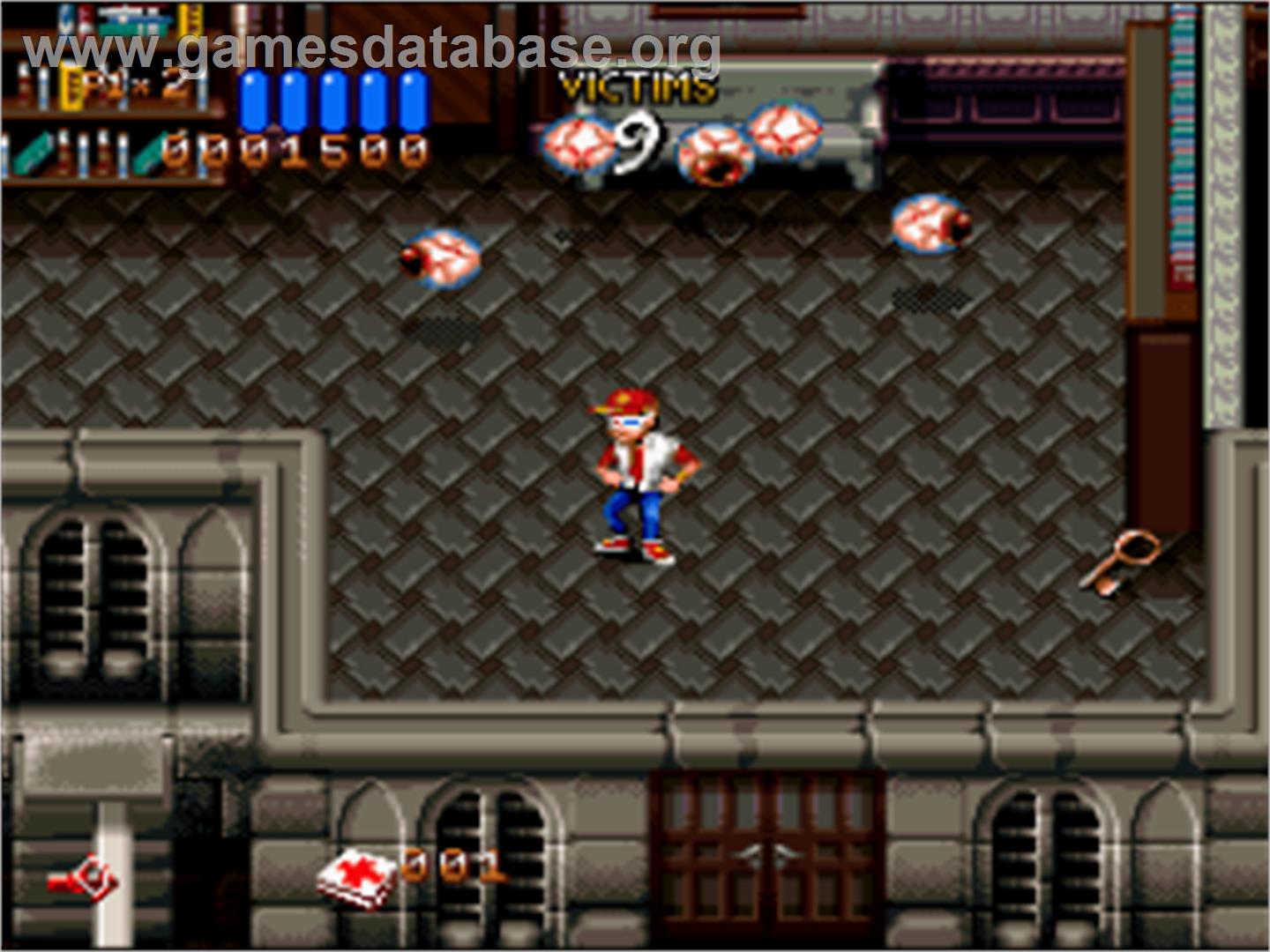 Ghoul Patrol - Nintendo SNES - Artwork - In Game