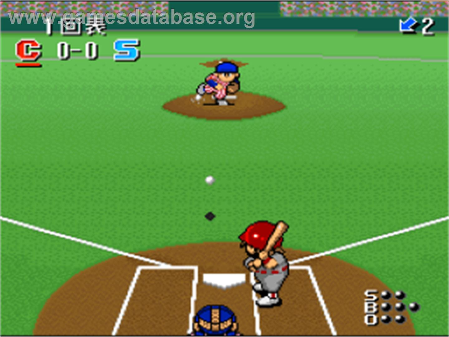 Hakunetsu Pro Yakyuu '93 - Ganba League - Nintendo SNES - Artwork - In Game