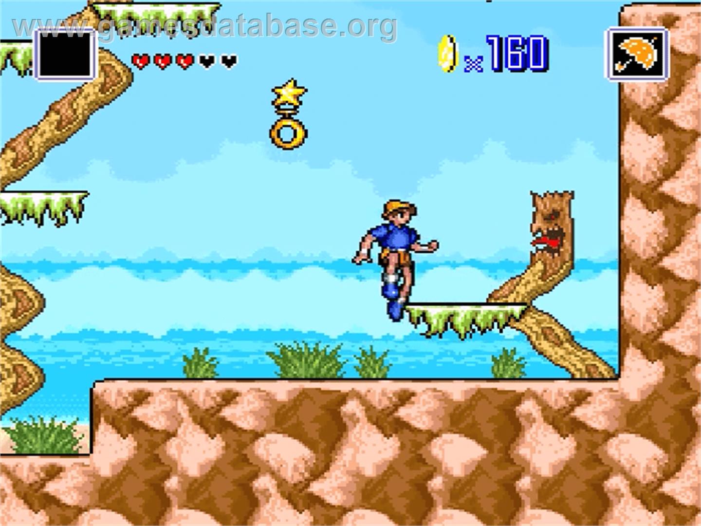 Holy Umbrella: Dondera no Mubo - Nintendo SNES - Artwork - In Game