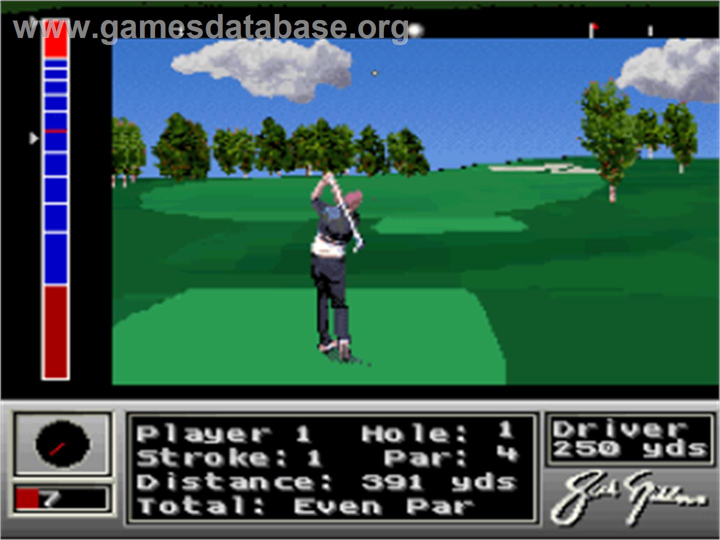 Jack Nicklaus Golf - Nintendo SNES - Artwork - In Game