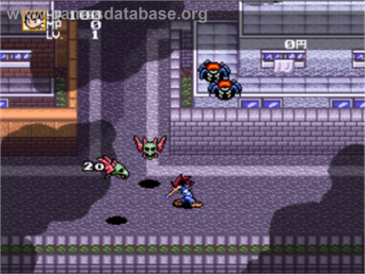 Kenyuu Densetsu Yaiba - Nintendo SNES - Artwork - In Game