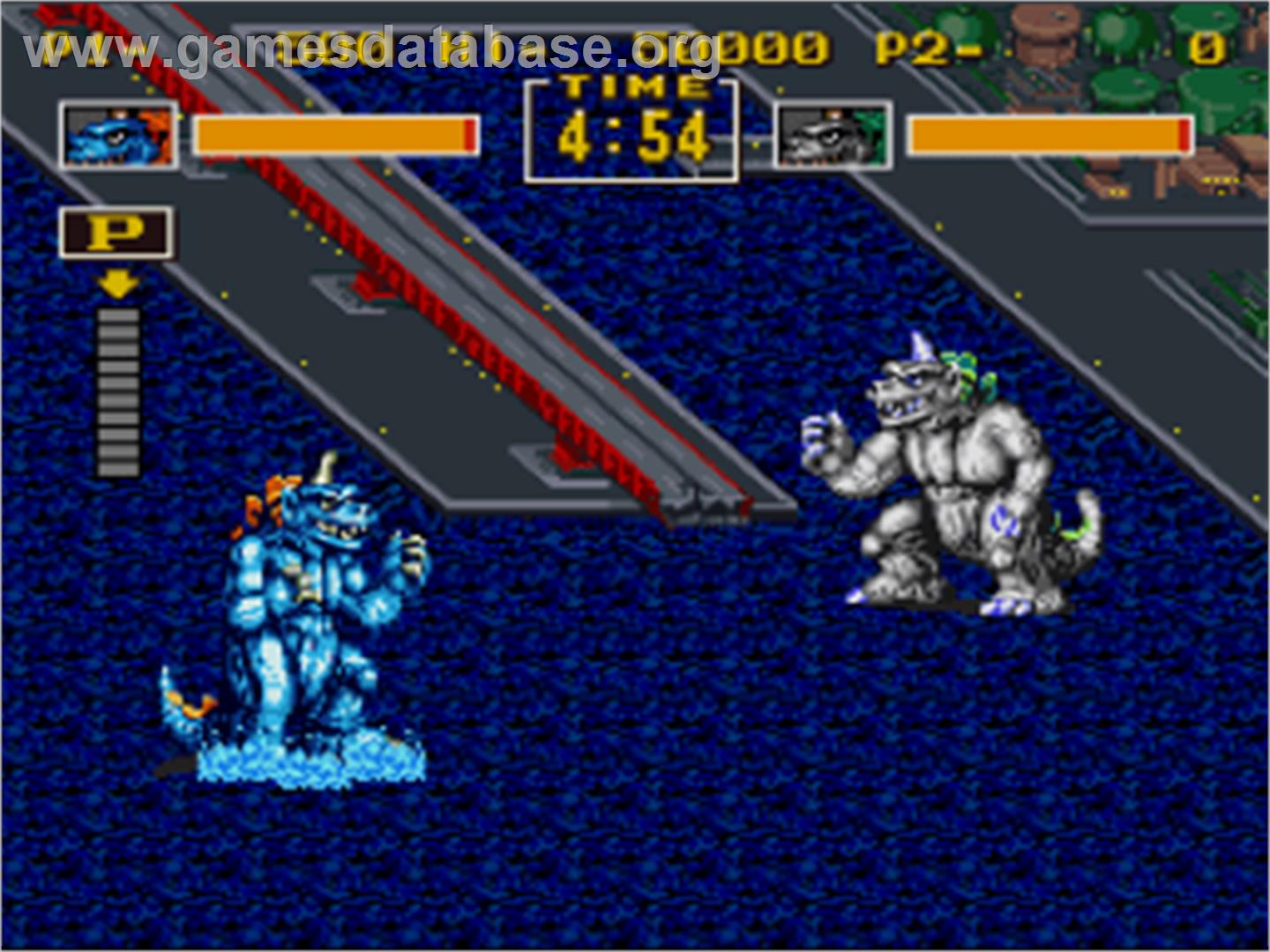King Of The Monsters - Nintendo SNES - Artwork - In Game