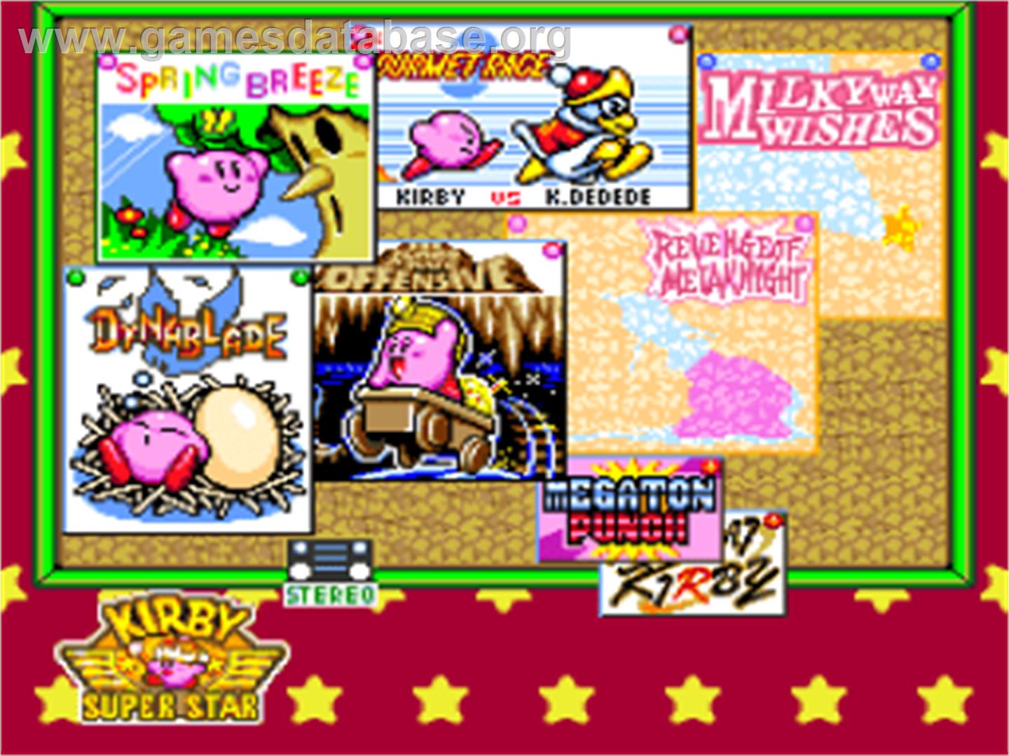 Kirby Super Star - Nintendo SNES - Artwork - In Game