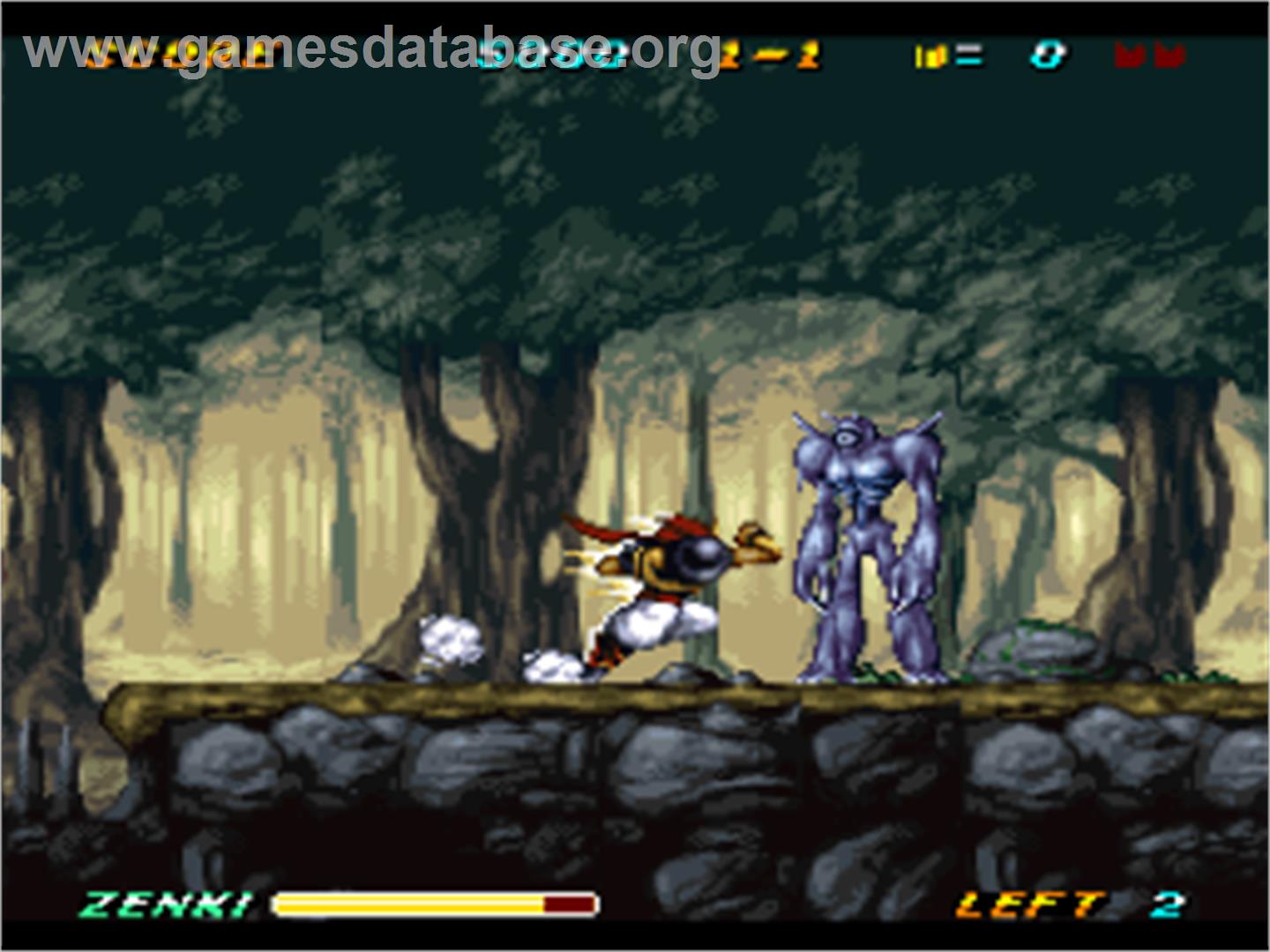 Kishin Douji Zenki - Battle Raiden - Nintendo SNES - Artwork - In Game