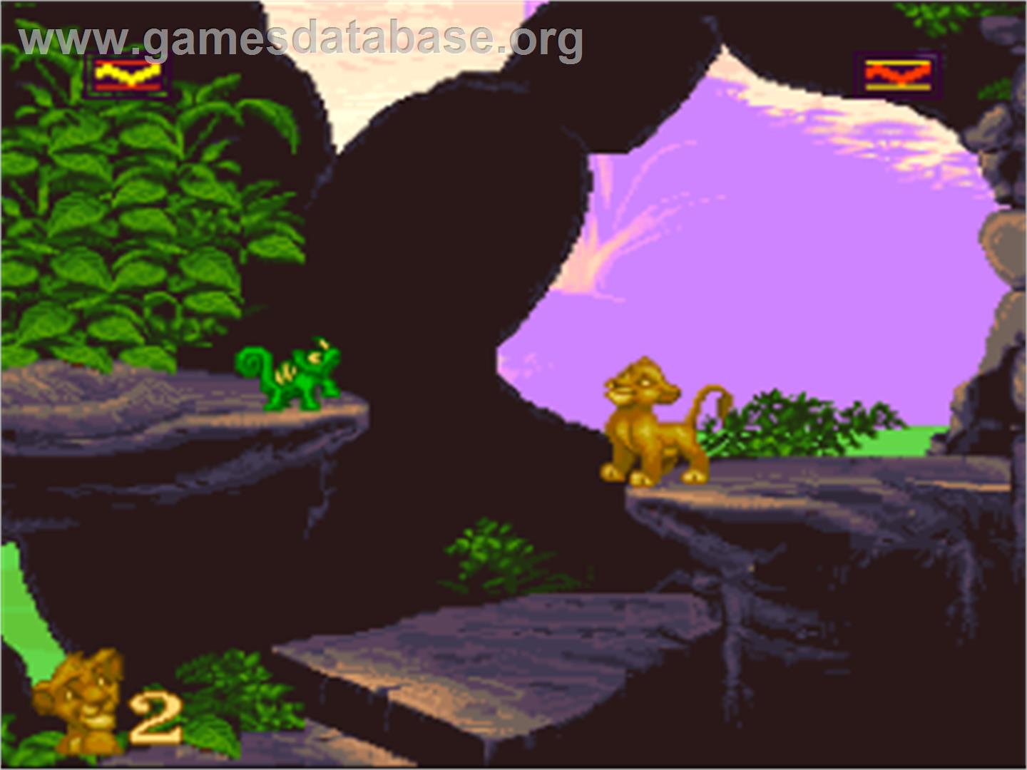 Lion King ,The - Nintendo SNES - Artwork - In Game