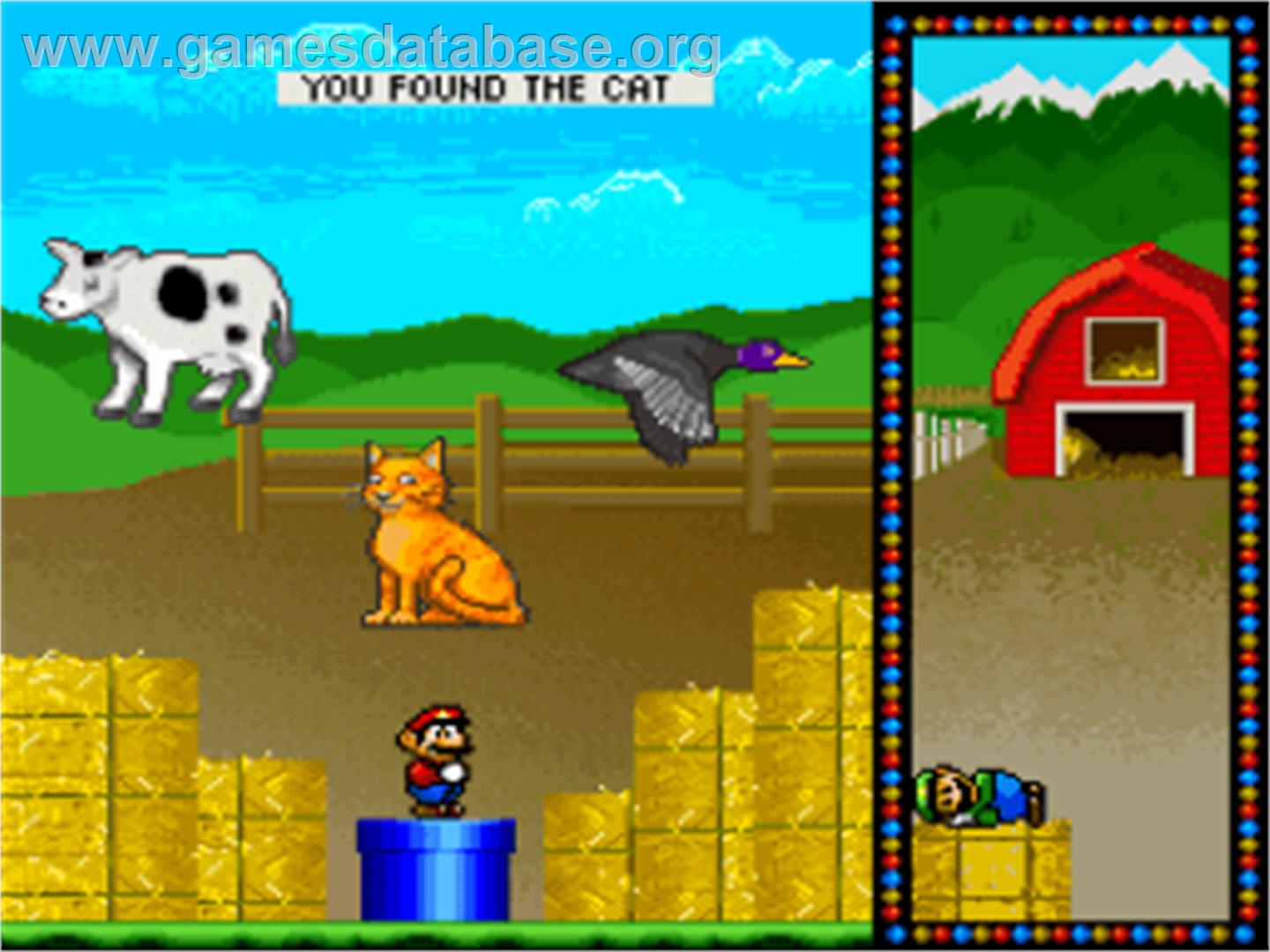 Mario's Early Years - Preschool Fun - Nintendo SNES - Artwork - In Game