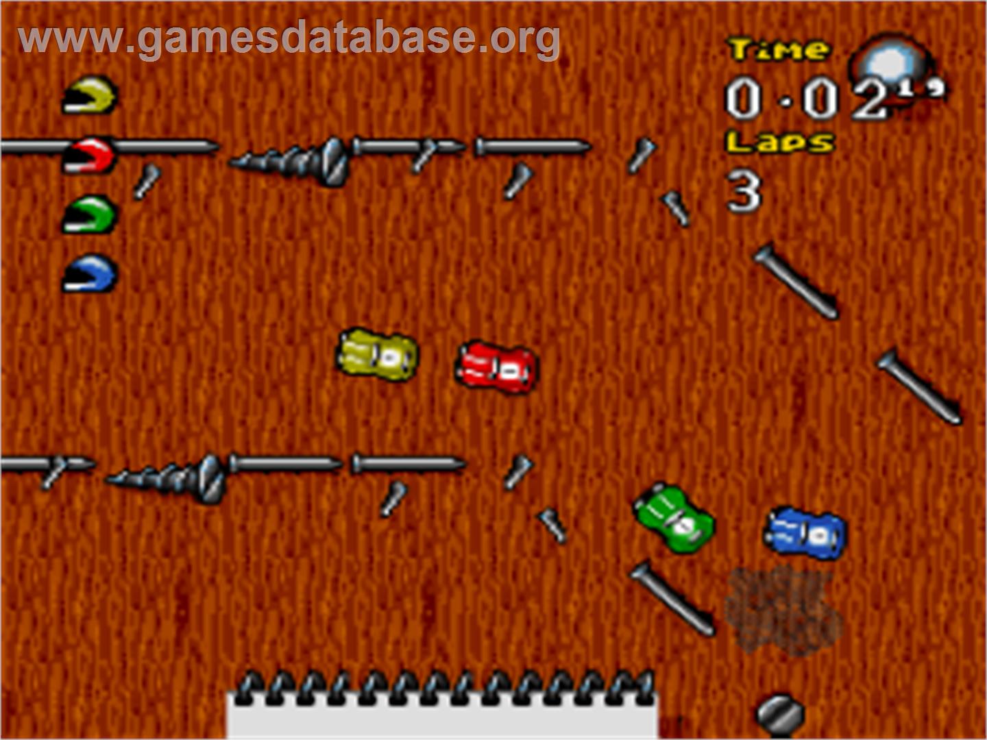 Micro Machines 2: Turbo Tournament - Nintendo SNES - Artwork - In Game