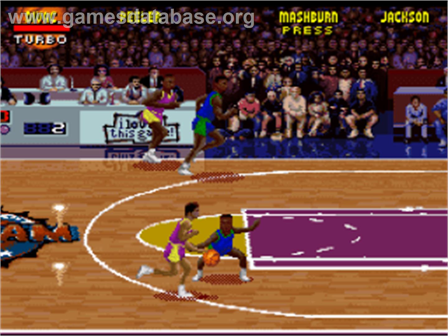NBA Jam Tournament Edition - Nintendo SNES - Artwork - In Game