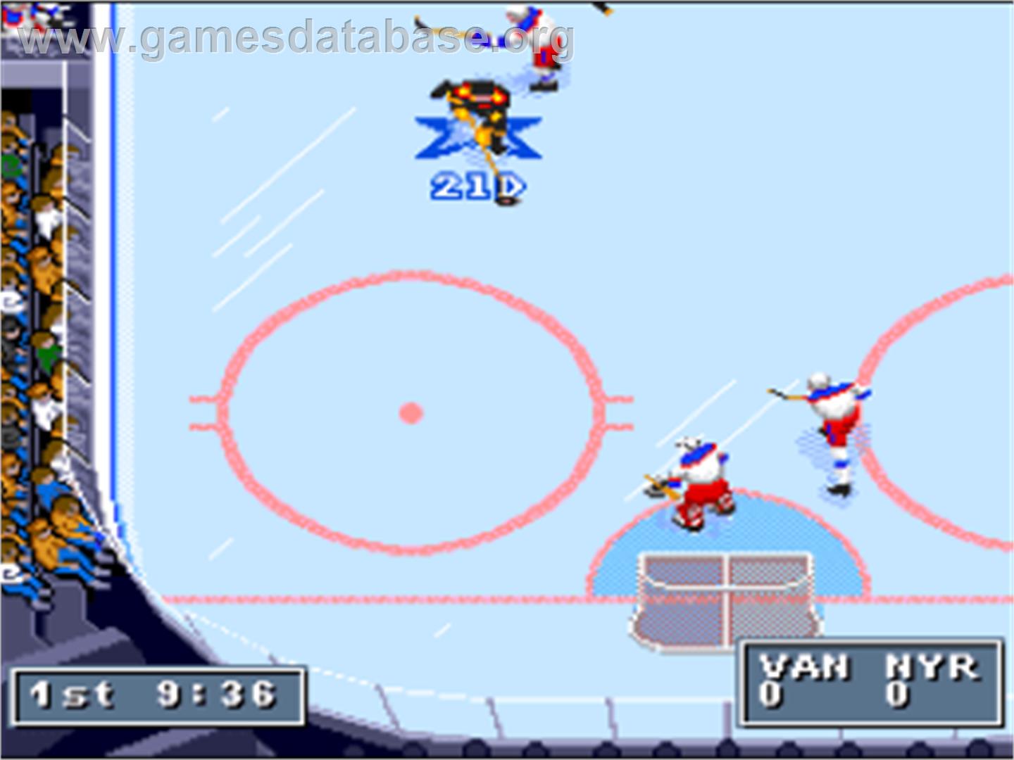 NHL Hockey '95 - Nintendo SNES - Artwork - In Game