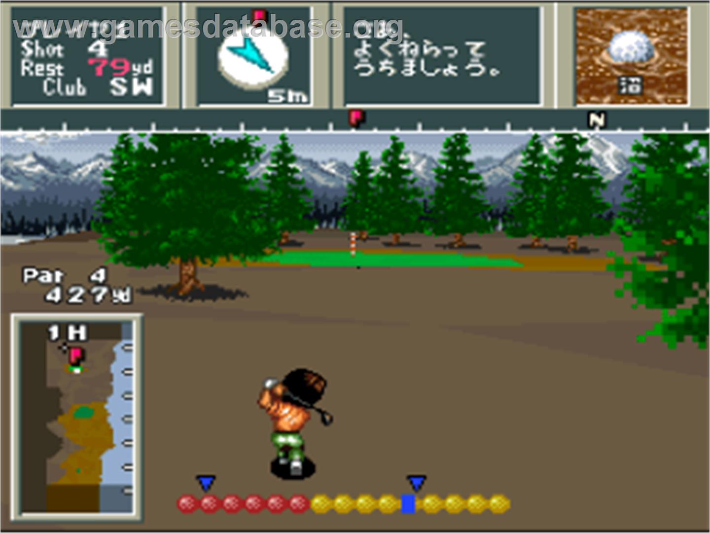 Nice De Shot - Nintendo SNES - Artwork - In Game
