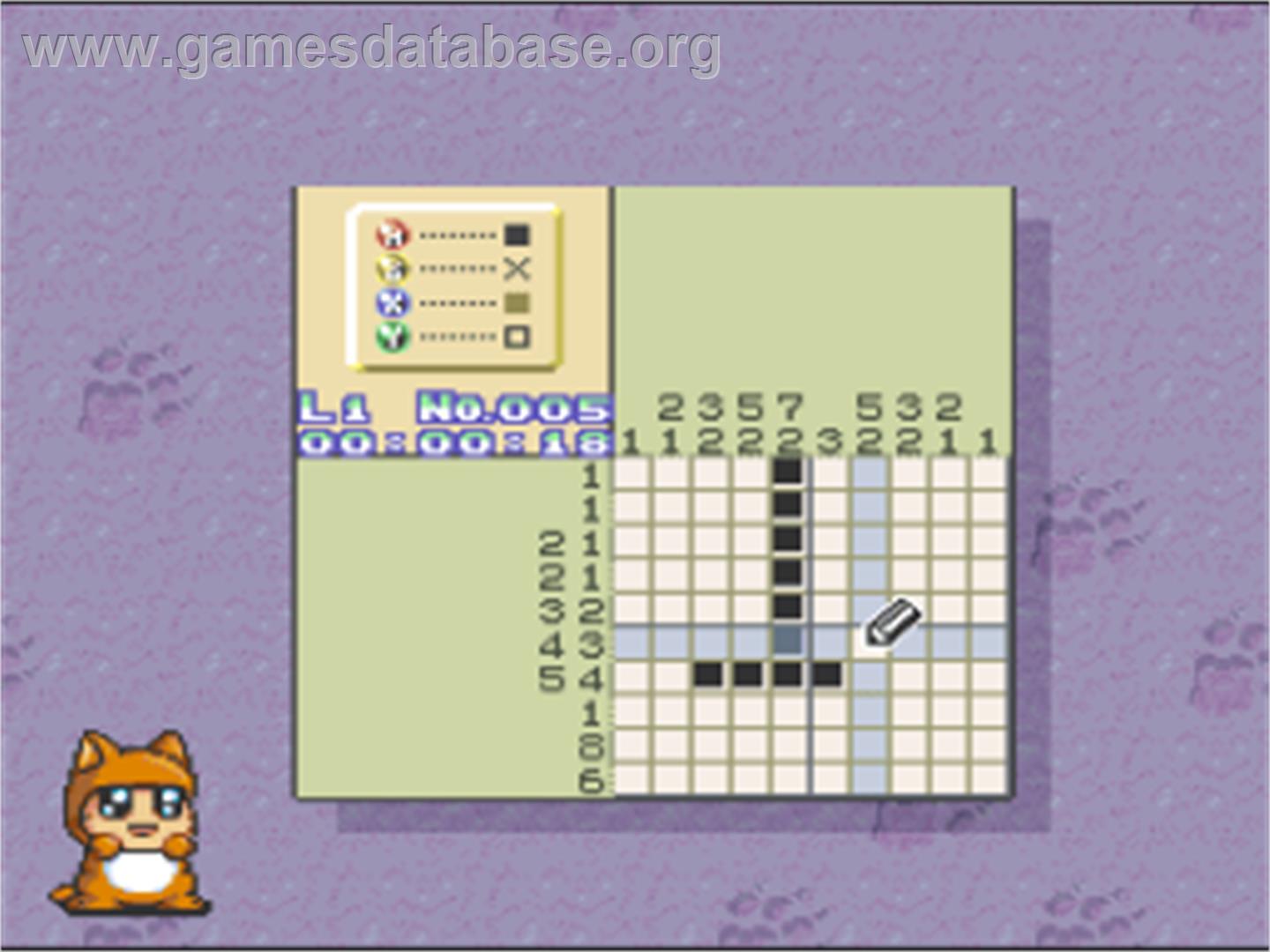 Ou-chan No Oekaki Logic - Nintendo SNES - Artwork - In Game