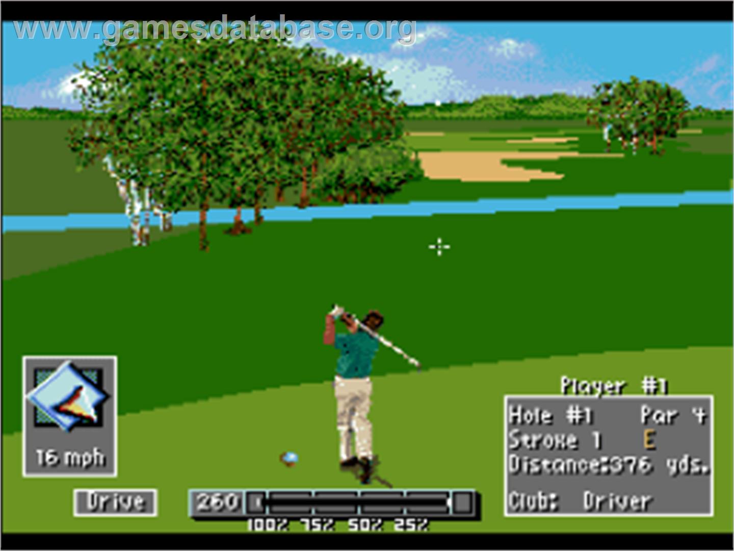 PGA Tour '96 - Nintendo SNES - Artwork - In Game