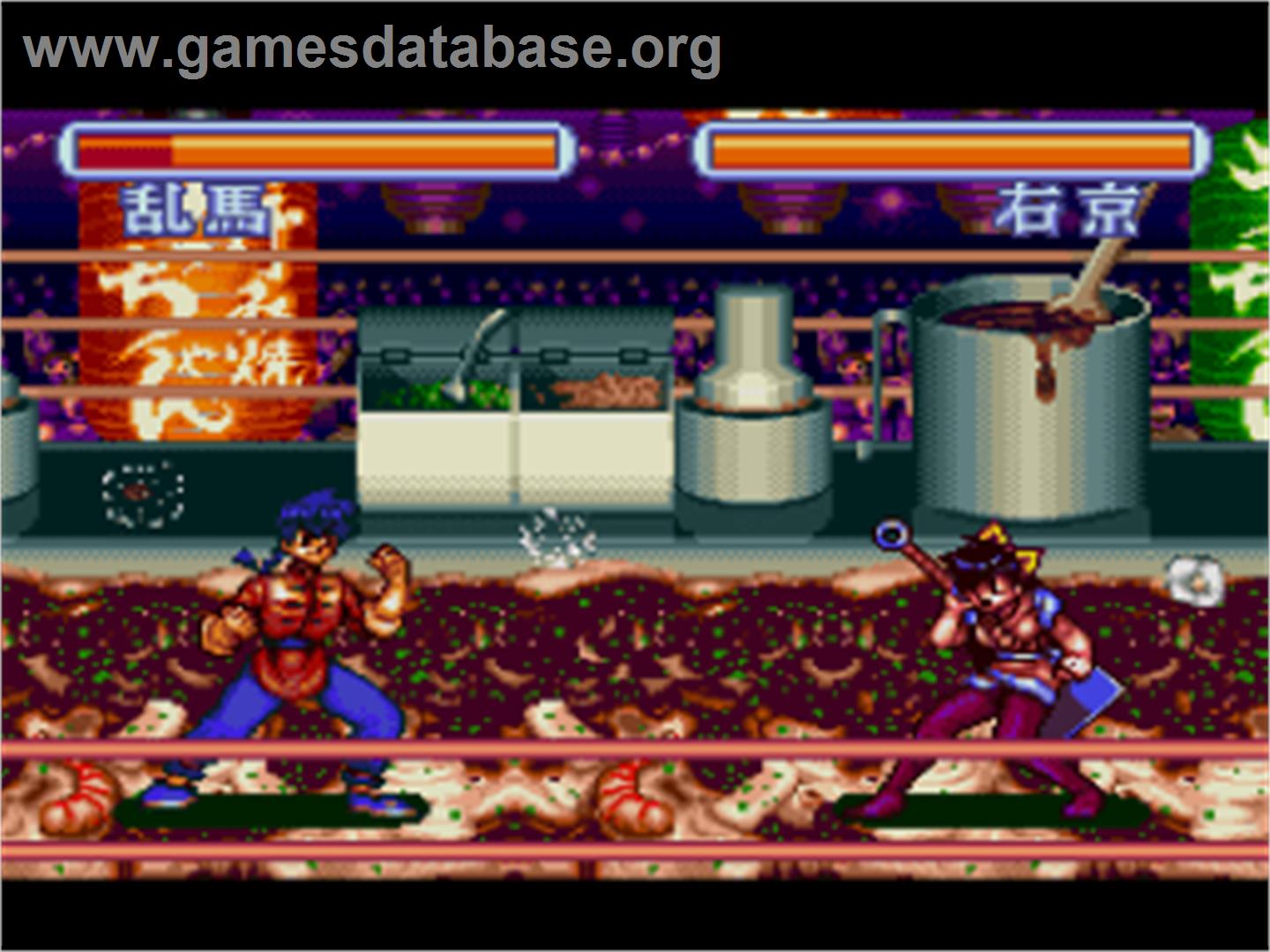 Ranma 1/2 - Hard Battle - Nintendo SNES - Artwork - In Game
