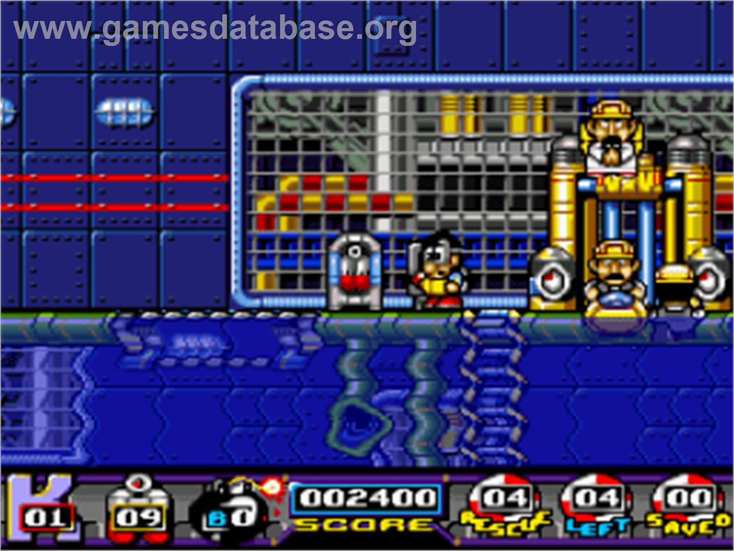 S.o.s. - Sink Or Swim - Nintendo SNES - Artwork - In Game