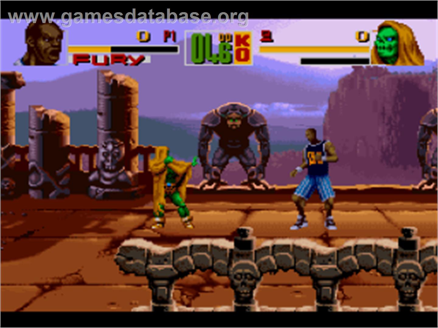 Shaq Fu - Nintendo SNES - Artwork - In Game