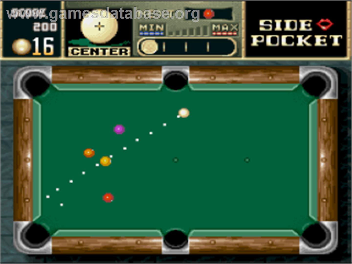 Side Pocket - Nintendo SNES - Artwork - In Game