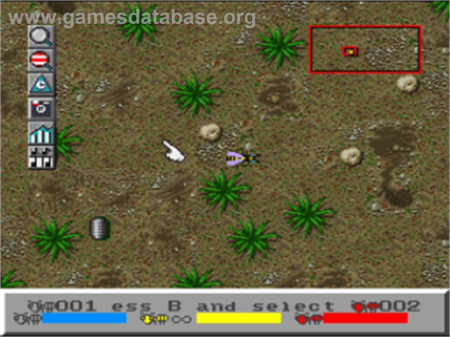 Sim Ant - The Electronic Ant Colony - Nintendo SNES - Artwork - In Game