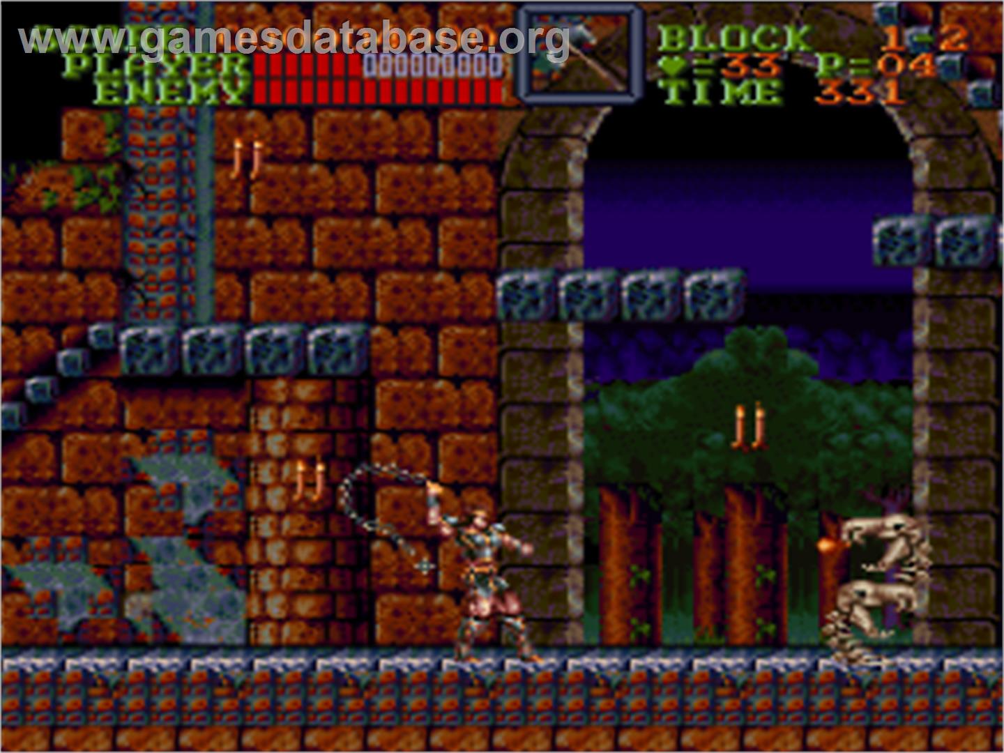 Super Castlevania IV - Nintendo SNES - Artwork - In Game