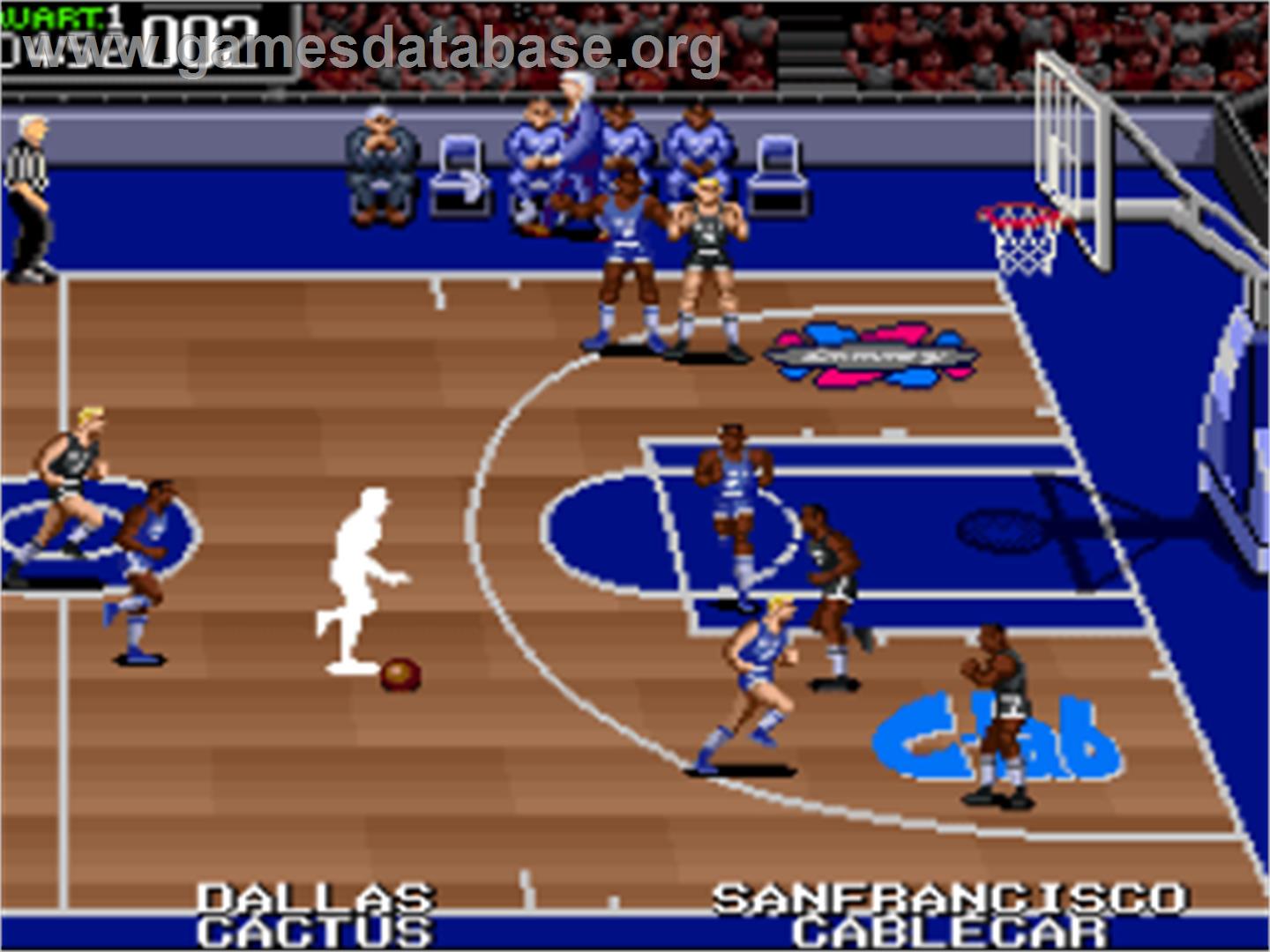 Super Dunk Star - Nintendo SNES - Artwork - In Game