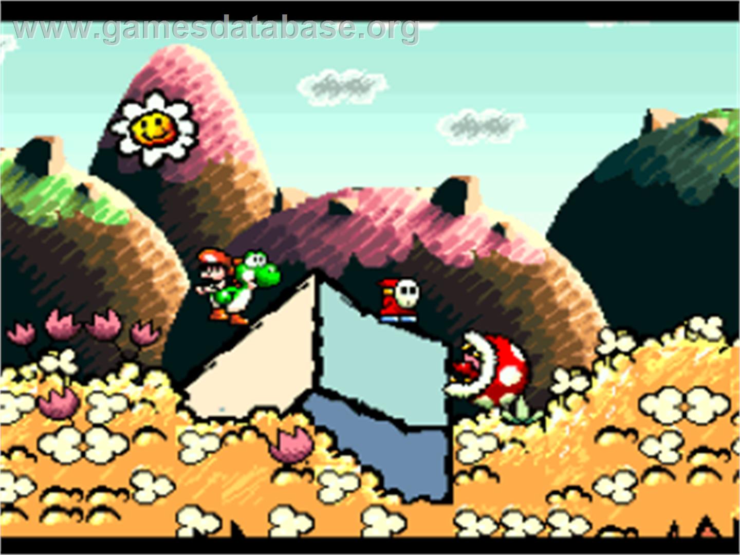 Super Mario World 2: Yoshi's Island - Nintendo SNES - Artwork - In Game