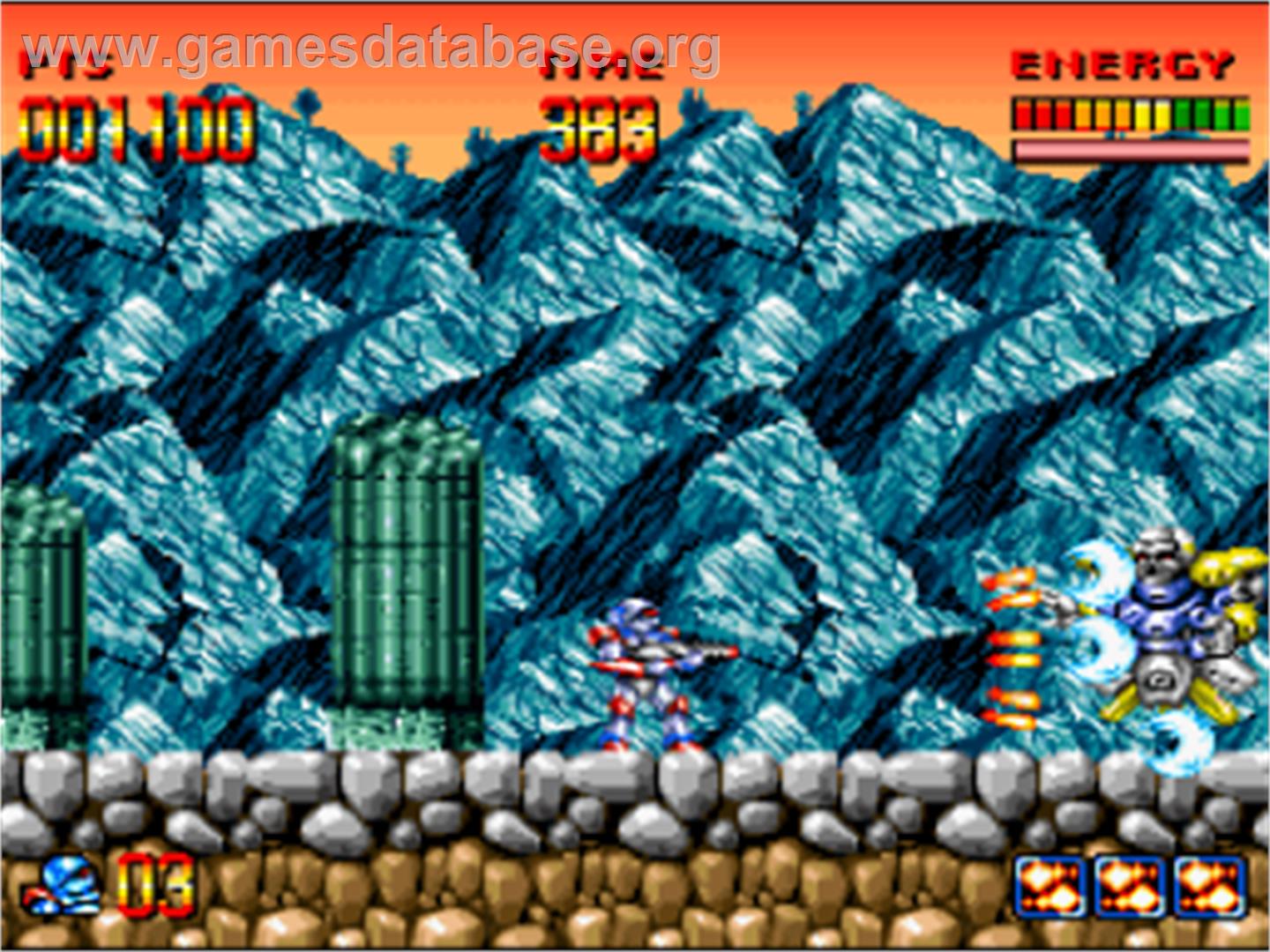Super Turrican - Nintendo SNES - Artwork - In Game