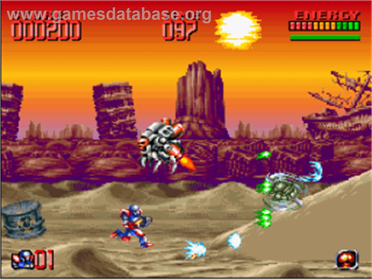 Super Turrican 2 - Nintendo SNES - Artwork - In Game