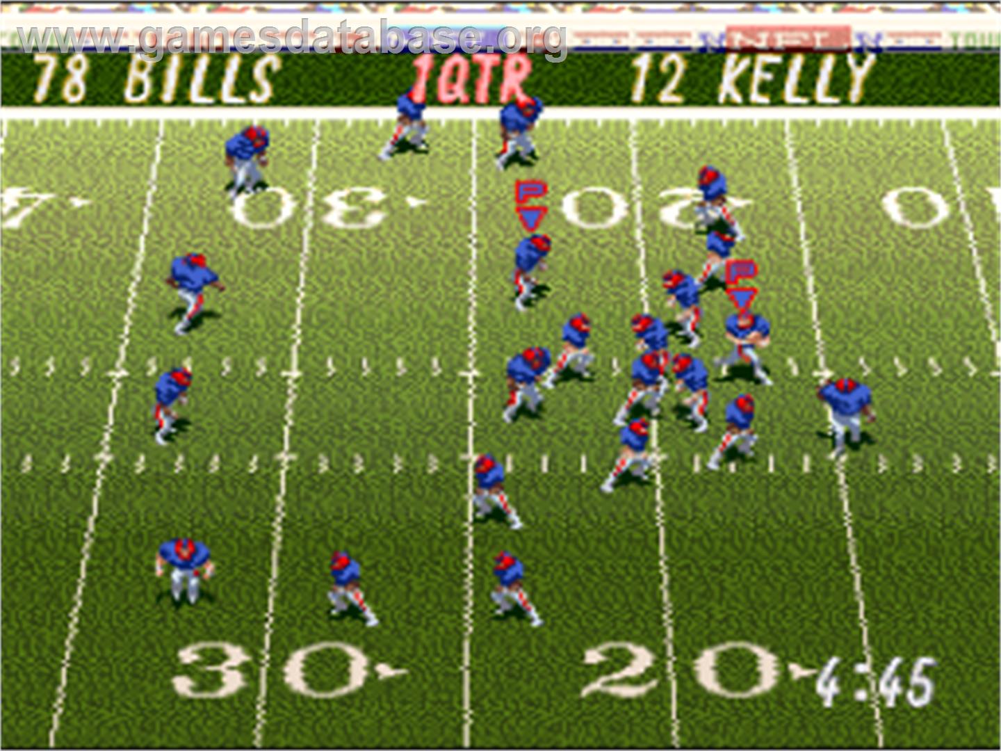 Tecmo Super Bowl 2 - Special Edition - Nintendo SNES - Artwork - In Game