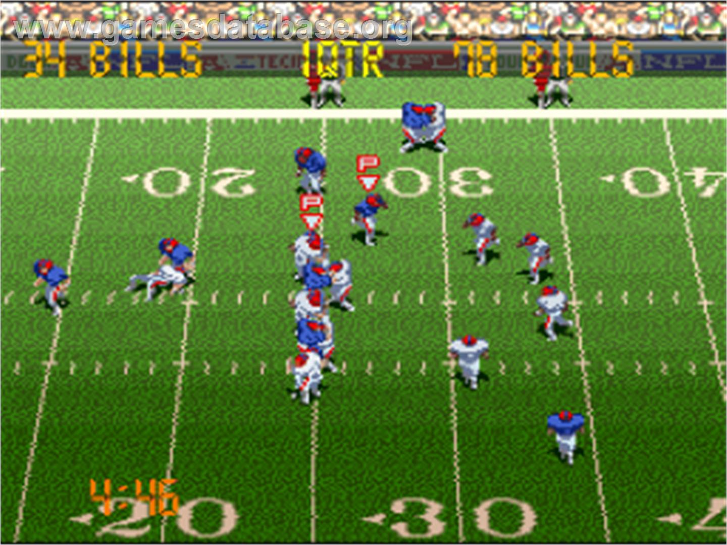 Tecmo Super Bowl 3 - Final Edition - Nintendo SNES - Artwork - In Game
