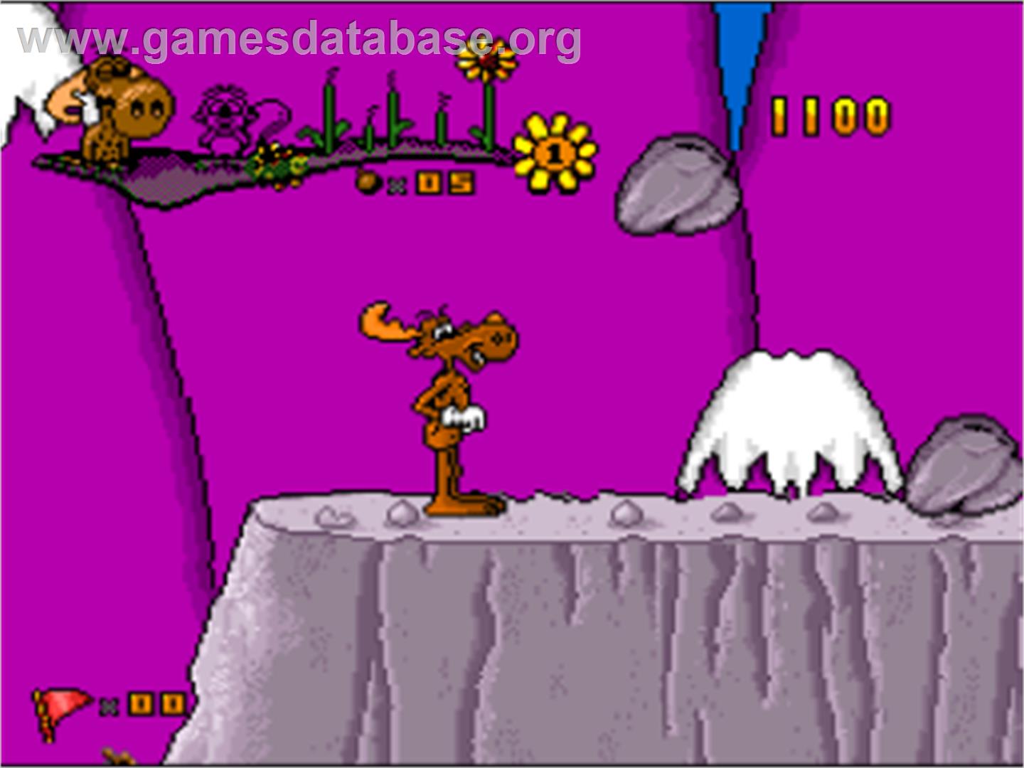 The Adventures of Rocky and Bullwinkle & Friends - Nintendo SNES - Artwork - In Game