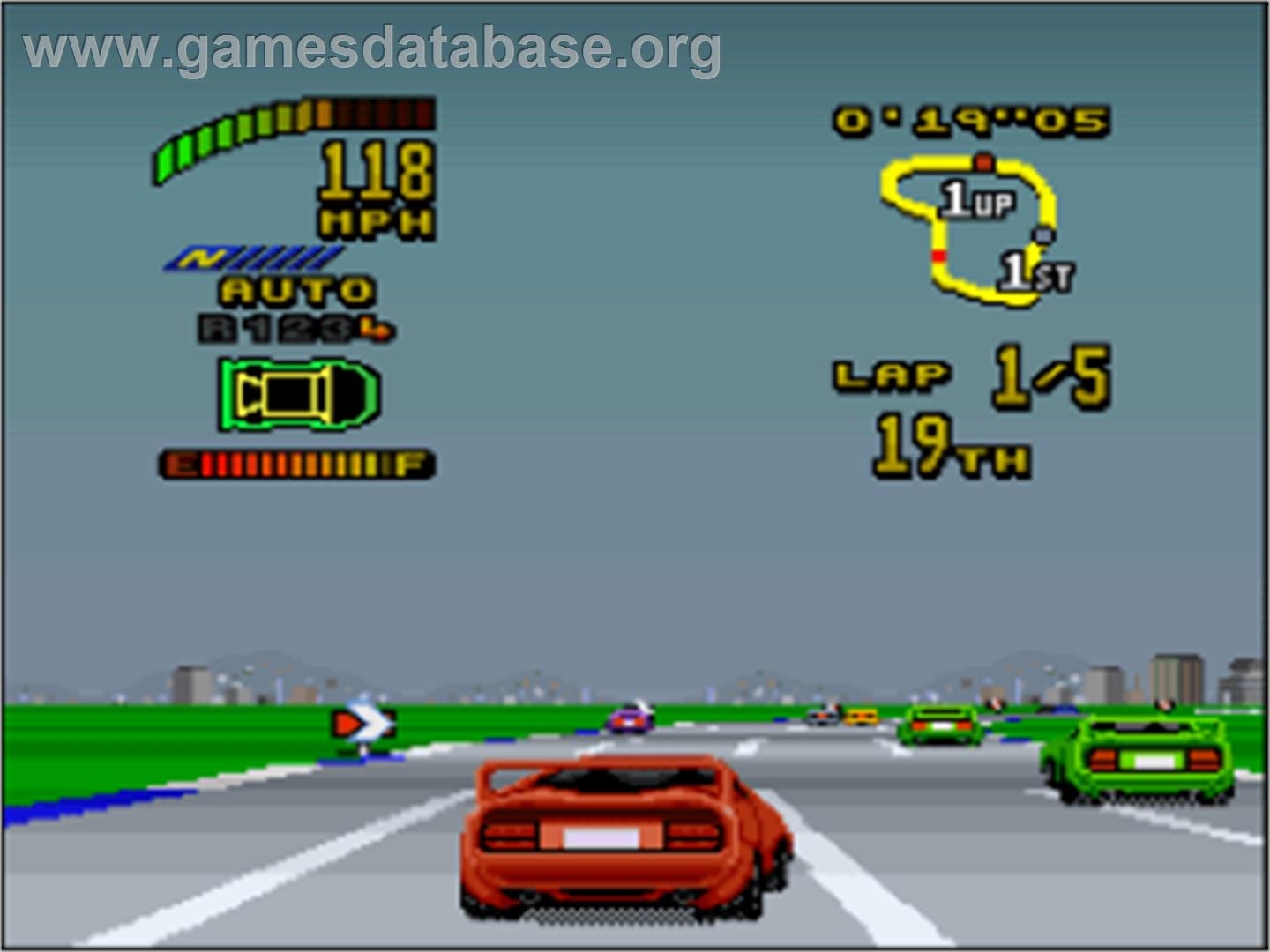 Top Gear 2 - Nintendo SNES - Artwork - In Game