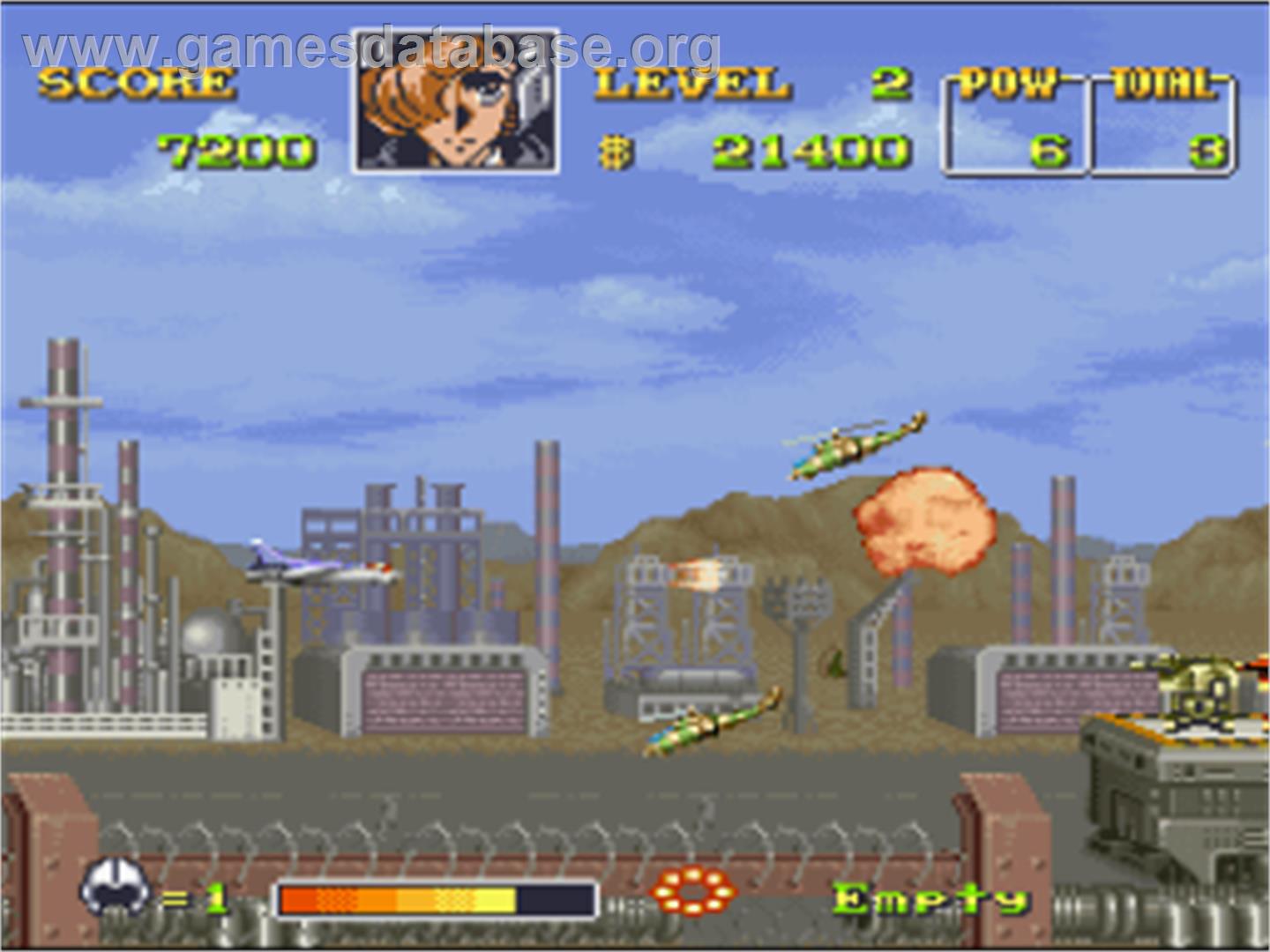 U.N. Squadron - Nintendo SNES - Artwork - In Game