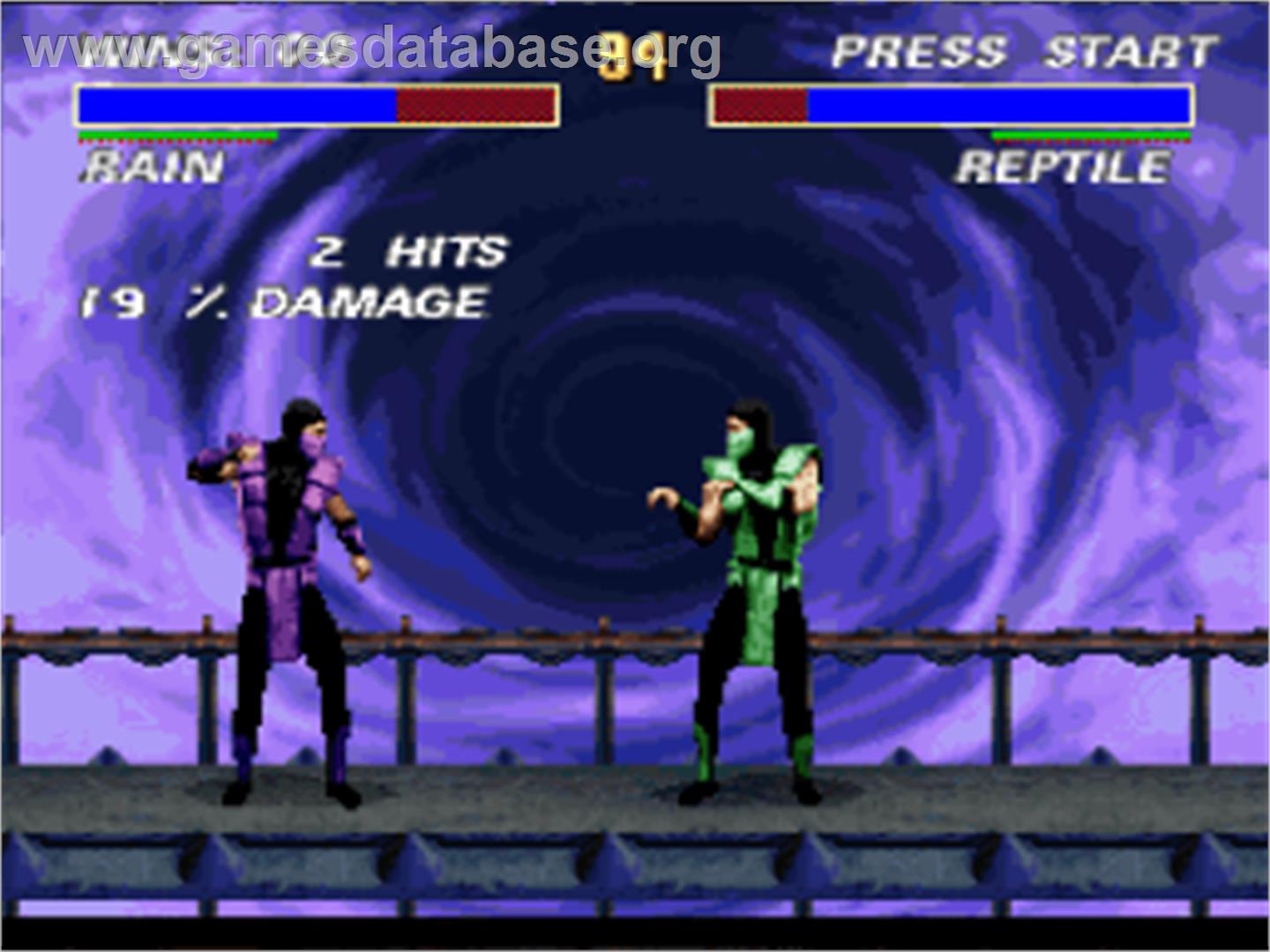 Ultimate Mortal Kombat 3 - Nintendo SNES - Artwork - In Game