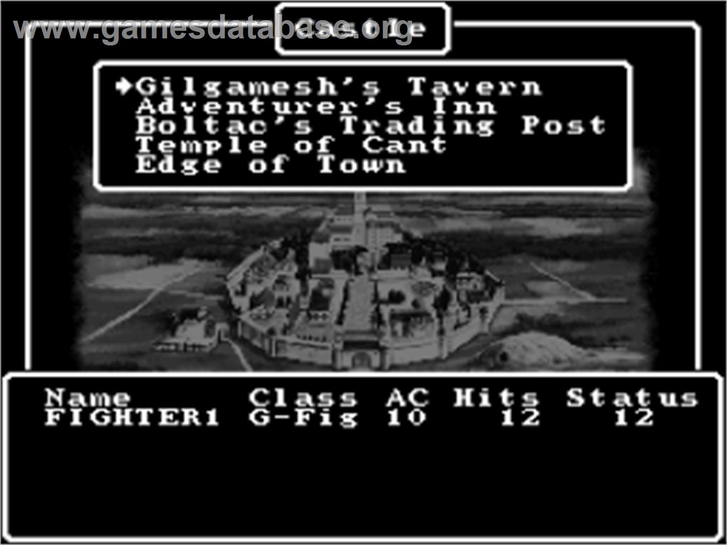 Wizardry V: Heart of the Maelstrom - Nintendo SNES - Artwork - In Game