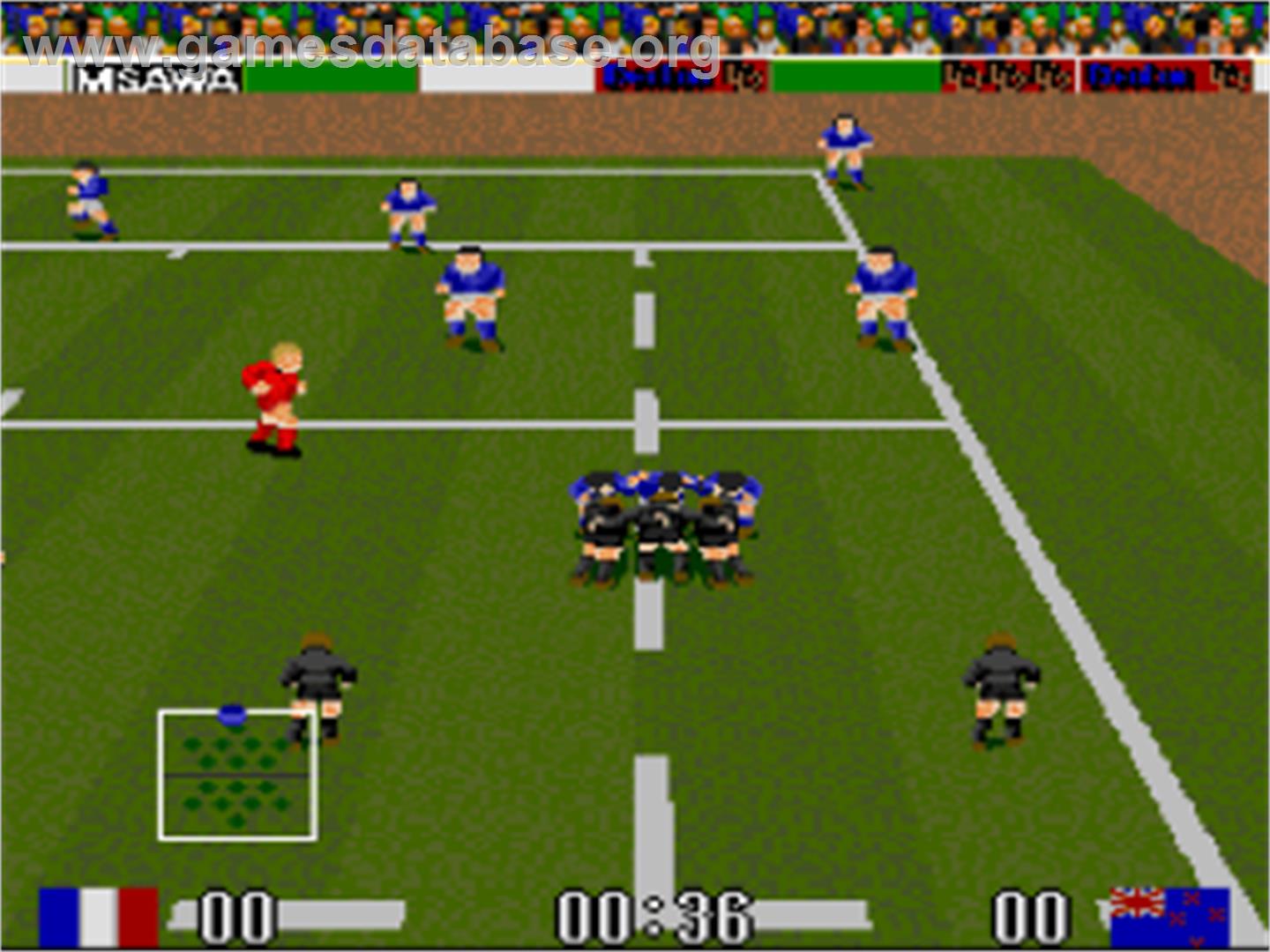 World Class Rugby - Nintendo SNES - Artwork - In Game