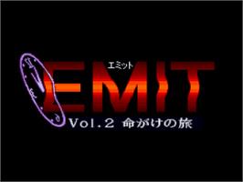 Title screen of EMIT Vol. 2 - Inochigake No Tabi on the Nintendo SNES.