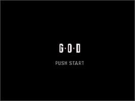 Title screen of G.O.D - Mezameyo to Yobu Koe ga Kikoe on the Nintendo SNES.