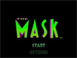 Title screen of Mask, The on the Nintendo SNES.