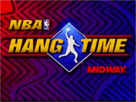 Title screen of Nba Hangtime on the Nintendo SNES.