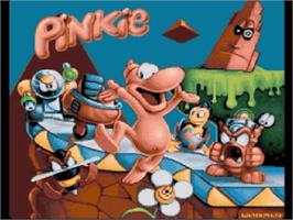 Title screen of Pinkie on the Nintendo SNES.
