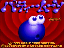 Title screen of Super Putty on the Nintendo SNES.